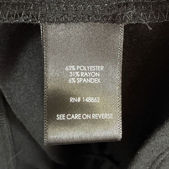 Torrid Womens 1 1X‎ Black Front Back Ruched Bodycon Jersey Knit 3/4 Sleeve Dress - Picture 7 of 7